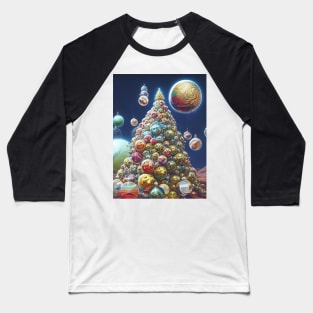 Earth Rise on Christmas Morning Baseball T-Shirt